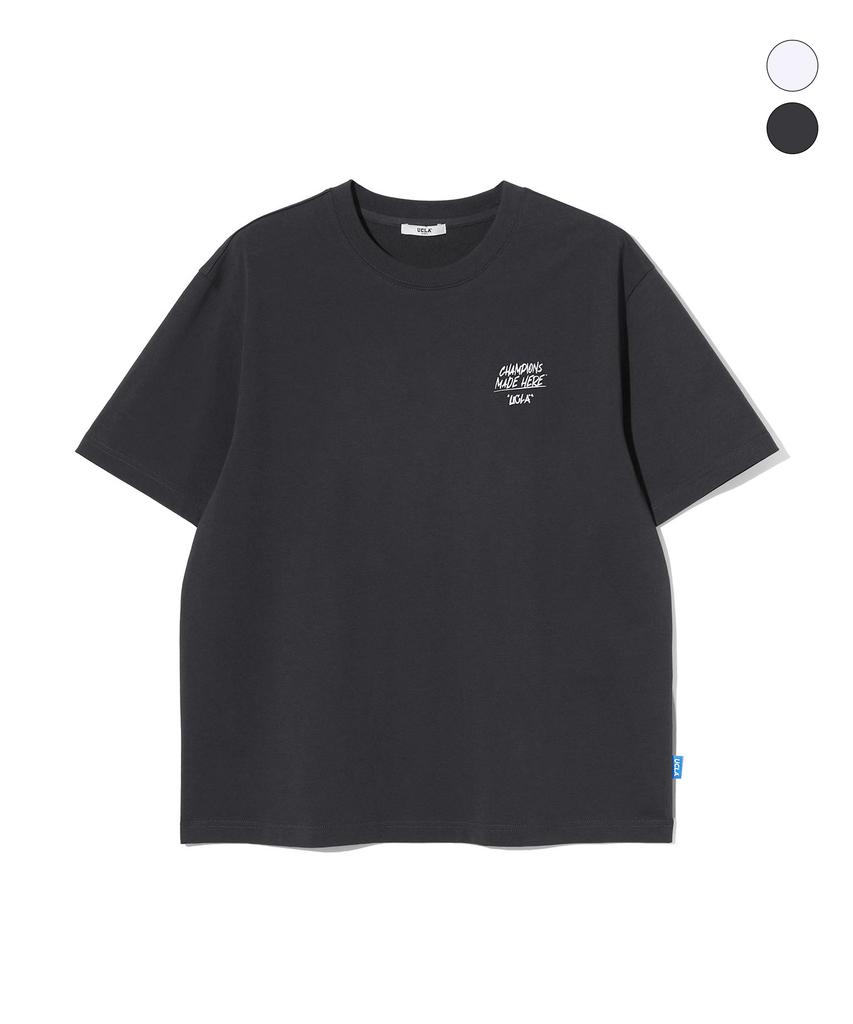 UCLA Unisex Cotton-Poly Oversized Short Sleeve T-Shirt (Uc5Sta4)
