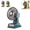 Portable Desktop Fan 2-speed Adjustable Wind Speed Camping Fan Retro Mini Fan  Summer