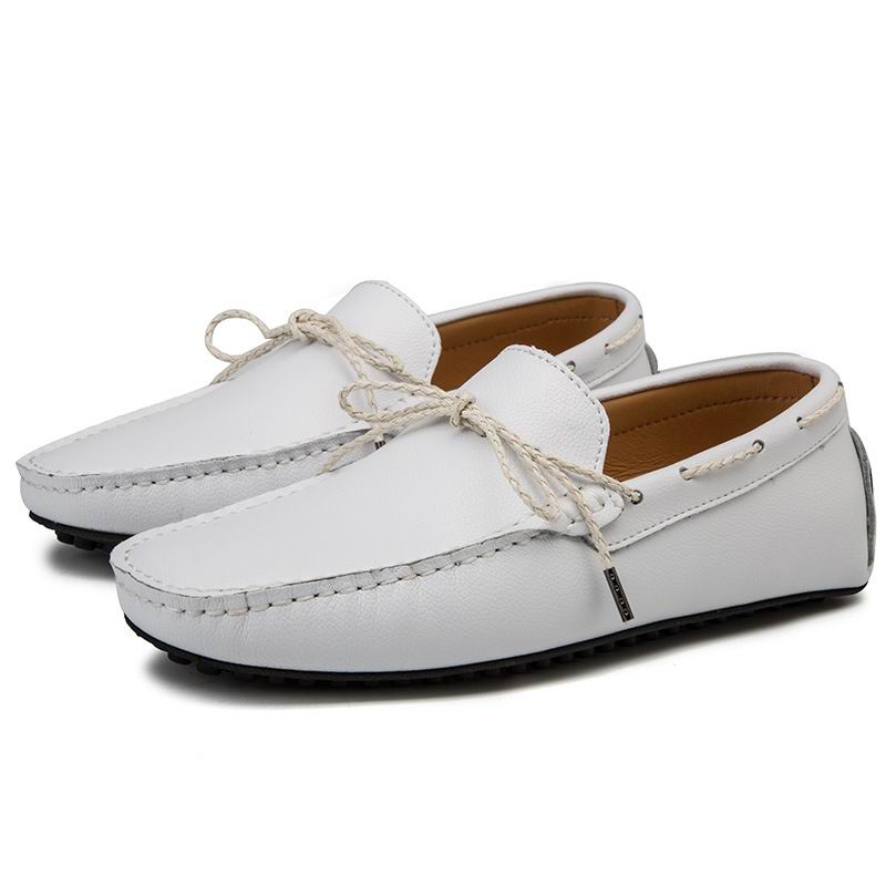 Plus Size Mens Black Loafer Shoes Fashion Round Toe Trending Leisure Moccasin Shoes For Man Driver Boat Shoes 39 -48