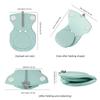 Foldable Infant Bathing Mat Baby Support Bath Seat Cushion with Suction Cup Bath Pad Comfortable Flexible Baby Essential