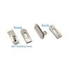 Zinc Alloy Turn Locks Swivel Design Clasp Buckle Portable Belt Buckle  Accessory Making