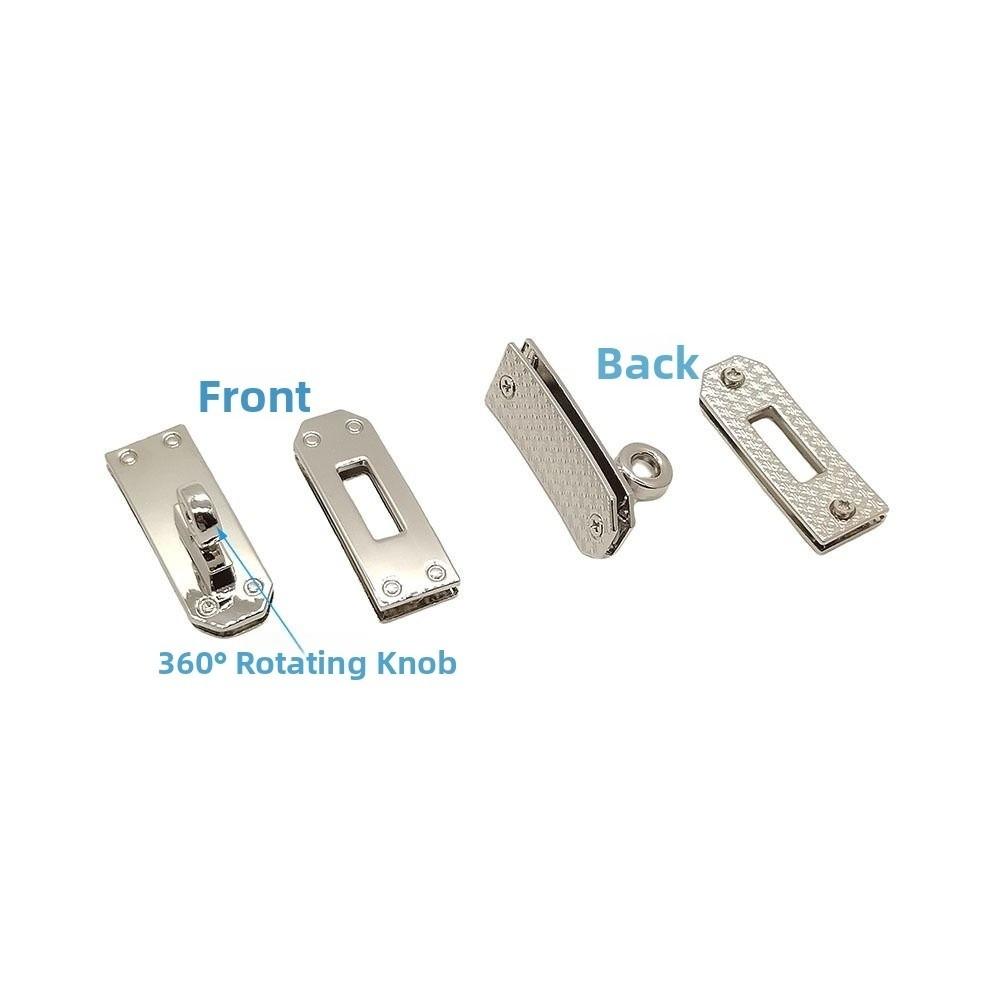 Zinc Alloy Turn Locks Swivel Design Clasp Buckle Portable Belt Buckle Accessory Making