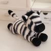 12Styles Cute Cartoon Giraffe Zebra Raccoon Lion Tiger Leopard Zebra Plush Toy Mini Animal Doll Stuffed Decor Gifts Kids
