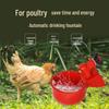 Automatic Waterer for Poultry: Durable Drinking Bowl for Chickens, Ducks, Pigeons, Chicks, and Quails.