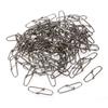 100pcs Dual Lock Fishing Safety Snaps Line Terminal Tackle Accessory (0#)