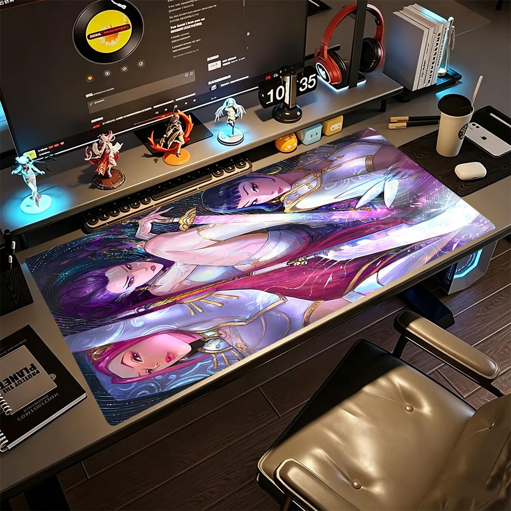 Kpop Journey Large Mouse Pad Gaming Laptop Mouse Pad Study Desk Mat Non-Slip Rubber Base Office and Gaming Desk Decoration
