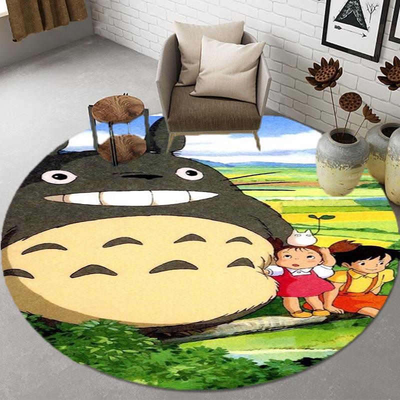2023 Animation Cartoon 3D Rugs Round Mats Round Rugs Bathroom Mats Home Decoration Kitchen Rugs Living Room Rugs Non-slip Rugs