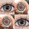 

1Pair Korean Lenses Color Contact Lenses For Eyes Borwn Eyes Makeup Beauty Blue Eye Contacts Gray Pupil… More
