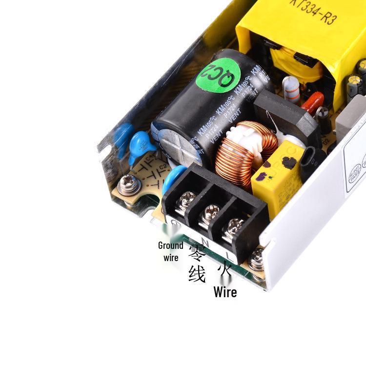 12V 10A 120W U-Shaped Switching Power Supply Board – Constant Voltage Industrial Module with Built-in Isolation.