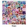 Hunter Girl Kpop Collectors Edition Water Bottle Stickers With Vibrant Printed Art For Teens