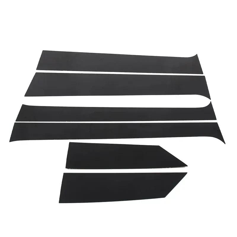 For Mercedes Benz Vito V Class V250 V260L 2015- PC Black Car Window Middle Column Decoration Cover Sticker Car Accessories