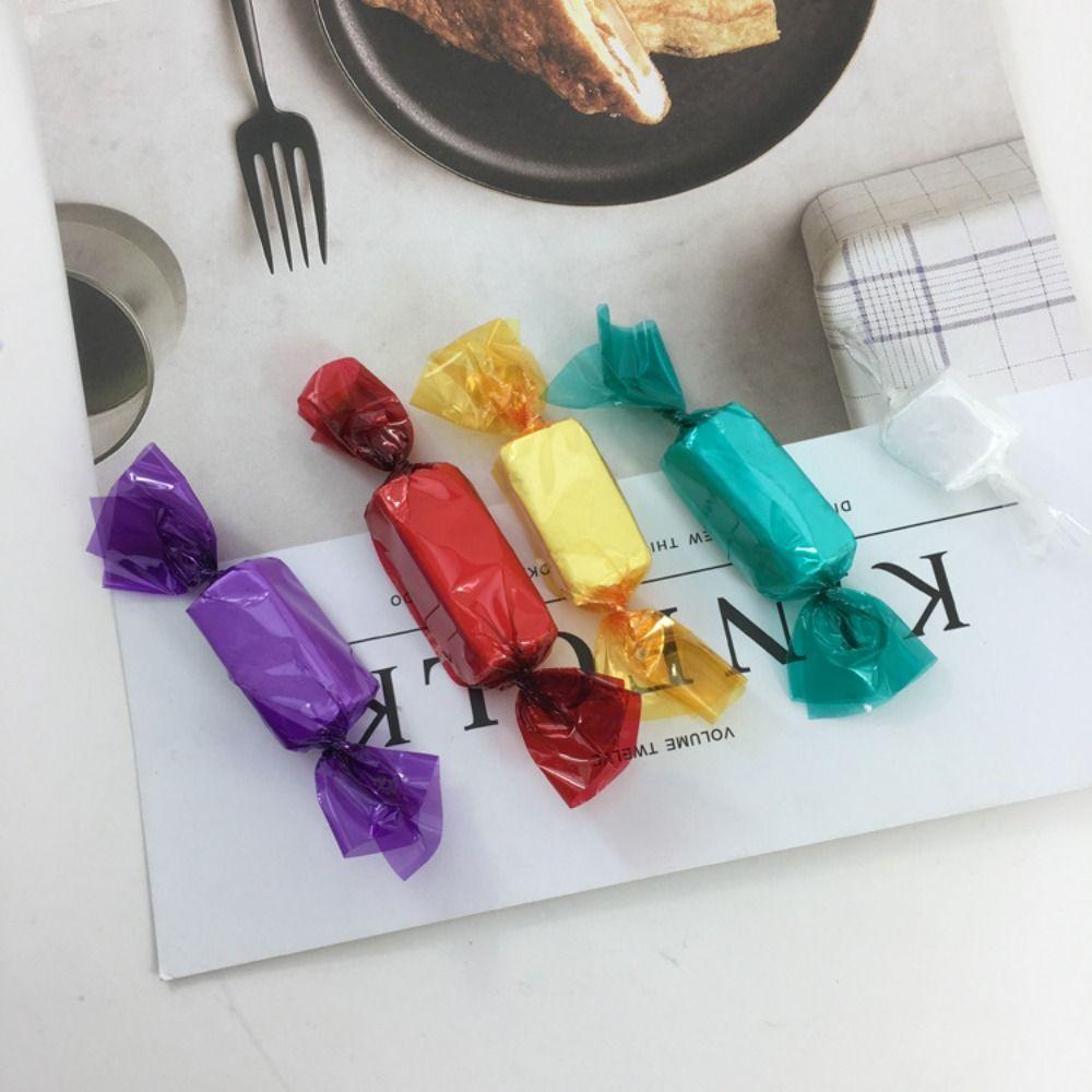500PCS Universal Handmade Transparent Lollipop Cookie Packing Cellophane Candy Packaging Paper Nougat Wrapper