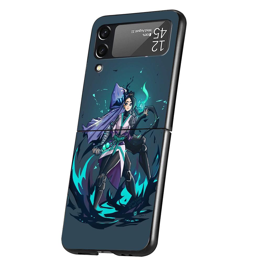 

Valorant Sage Phone Case For Samsung Galaxy Z Flip 7 6 5 4 3 5G Cover ZFlip7 ZFlip6 ZFlip4 ZFlip5 ZFlip3 Coque Fundas Galaxy Z F Samsung Z Flip 4