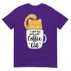 Funny Orange Cat Coffee Quote For Cat Mom Unisex TShirt
