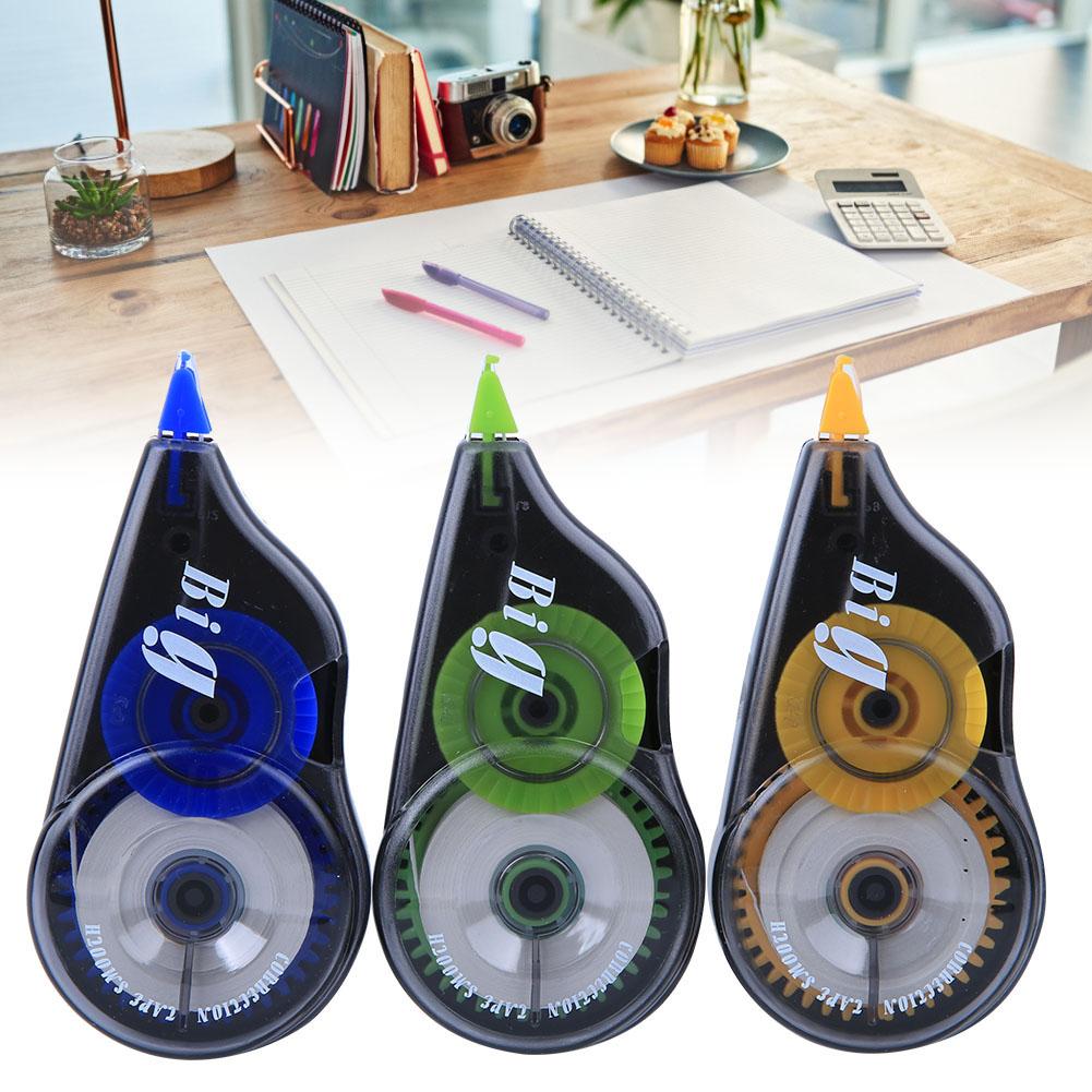 6Pcs Correction Tape Resin Large Capacity Students Stationery School Supplies 12 Meters Length