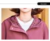 Mother's Wear 2026 Spring/Autumn Hooded Jacket for Women - Middle-aged & Elderly, Loose Stylish Top