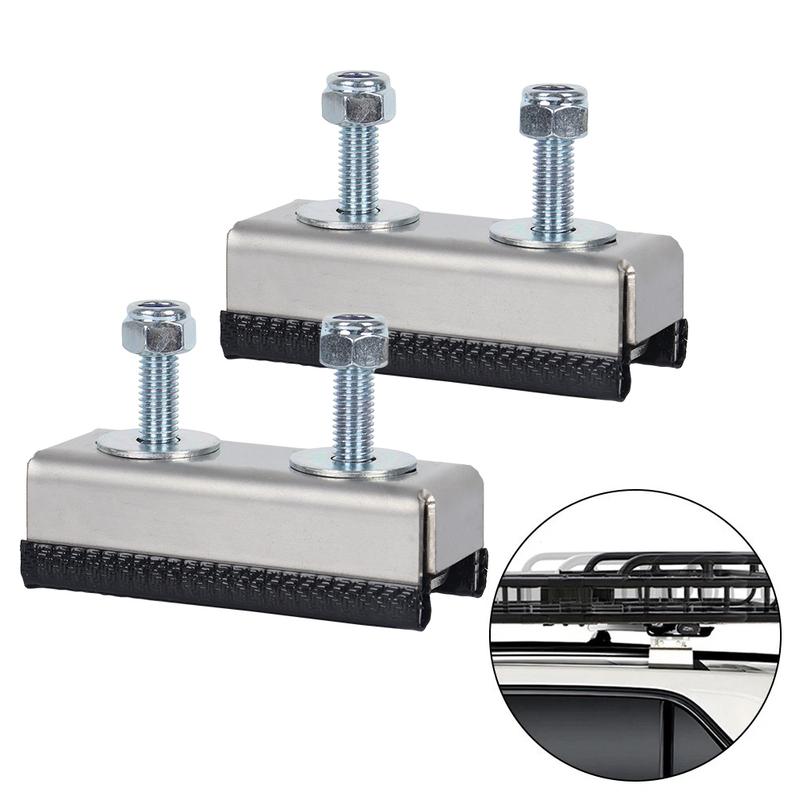 4 Packs Mororhome Roof Rail Mounting Brackets Solar Panel Roof Rack For Fiat Ducato Peugeot Boxer Citroen Relay RV Accessories