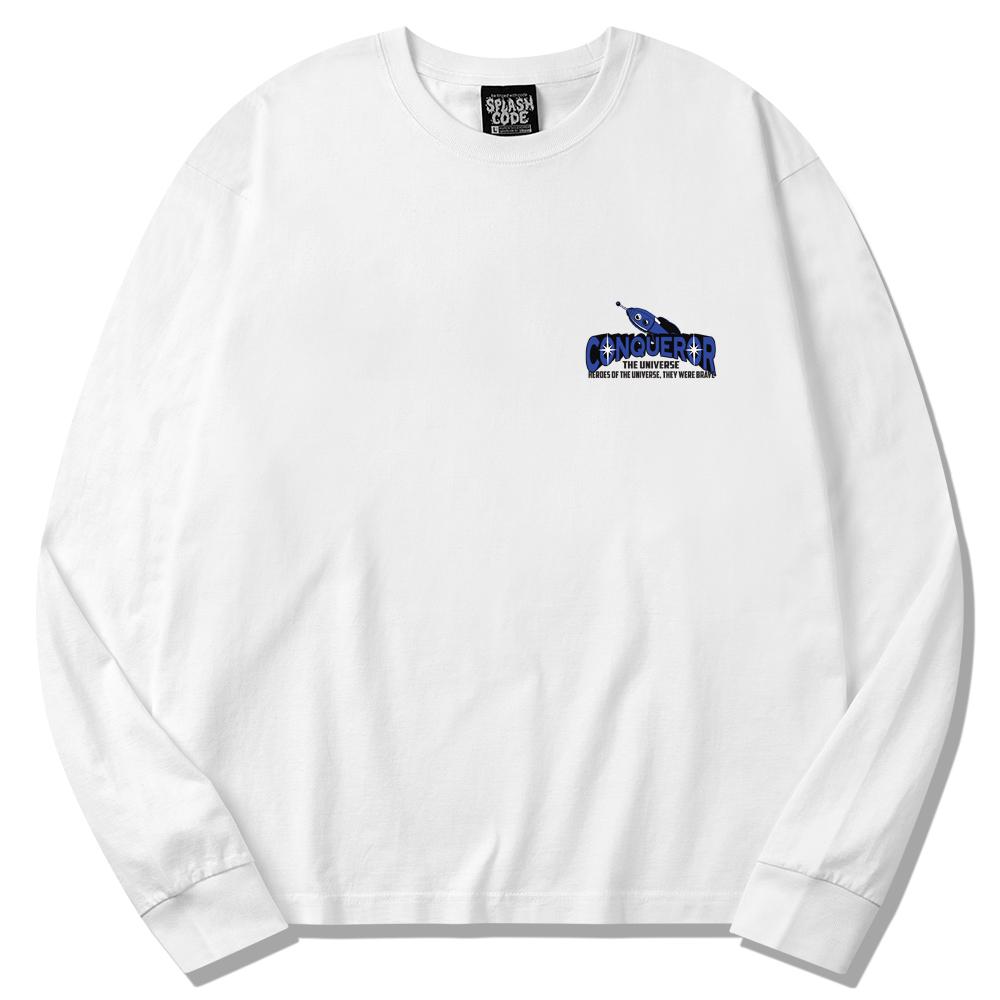 Seupeullaesikodeu Long Sleeve White - Universe Conqueror