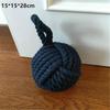 6inch Monkey Fist Rope Door Stopper Nautical Knot Decor for Tablecloth