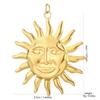 Stainless Steel Sun Charm Keychain & Bag Pendant