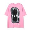 2025 Autumn and Winter Cotton Skin-friendly T-shirt Dark Inkjet Printing Comfortable and Fashionable Large-size Couple T-shirt