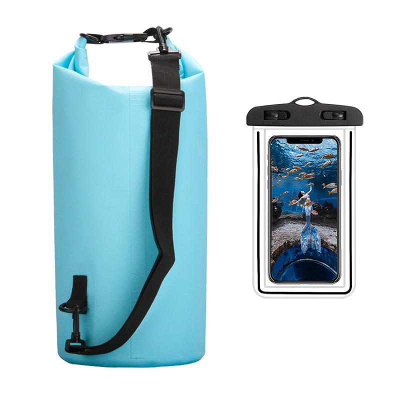PVC Waterproof Dry Bag Bucket Backpack Beach Swimming Hiking Camping Outdoor Sports 2L-30L