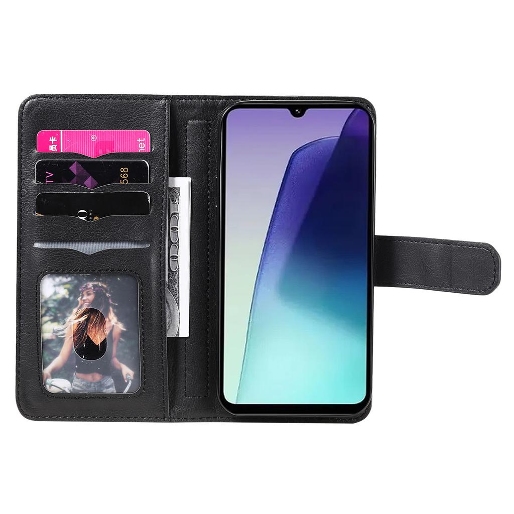 For Xiaomi Poco C75 4G/Redmi 14R 5G/14C 4G Leather Case with 10 Card Holder Phone Cover Stand