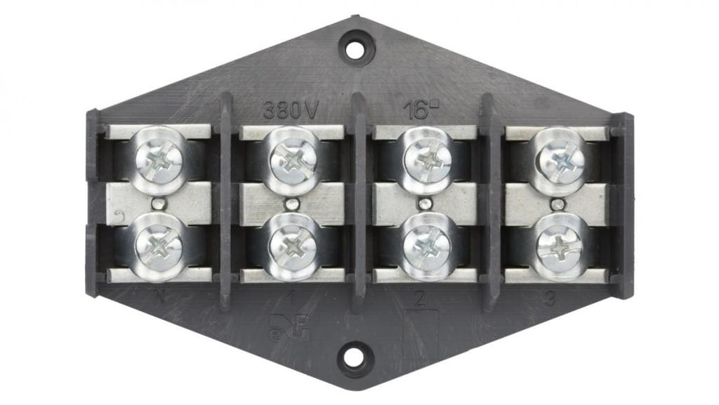 Pierścień Rozgałęźny 4X16Mm2 Czarny 0965-00