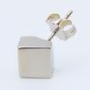 Used TIFFANY&Co. Pierce Cube Silver925 7.3g Silver Square