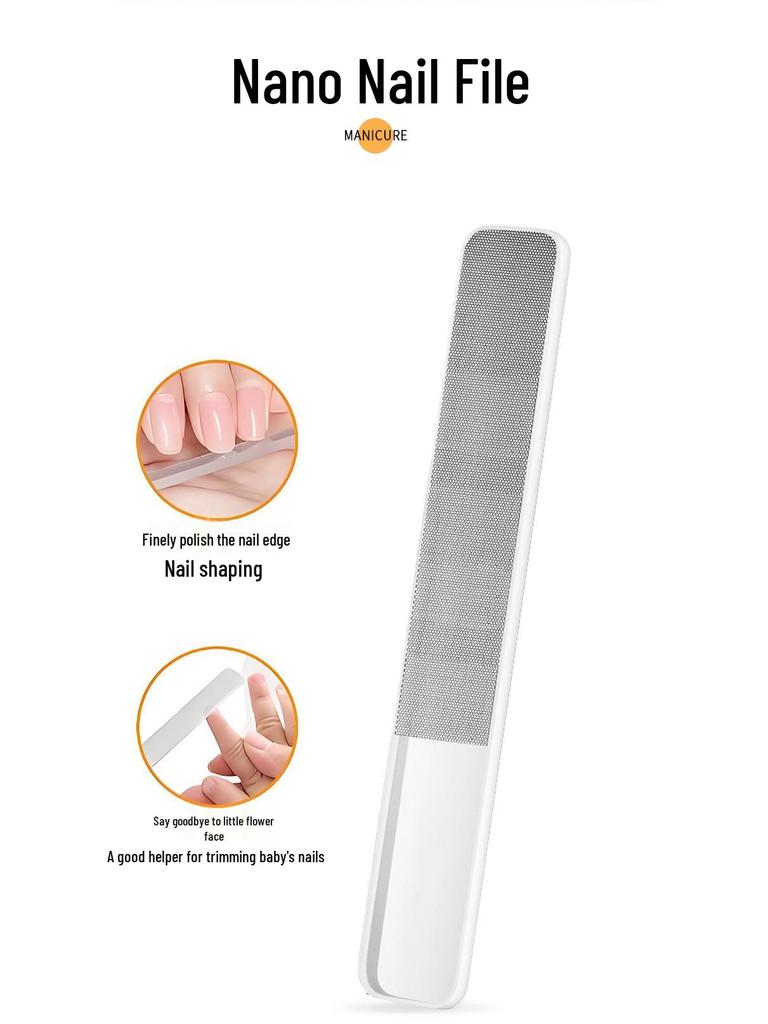Premium Stainless Steel 7-Piece Manicure Set: Anti-Splash Nail Clippers & Files for Home or Travel