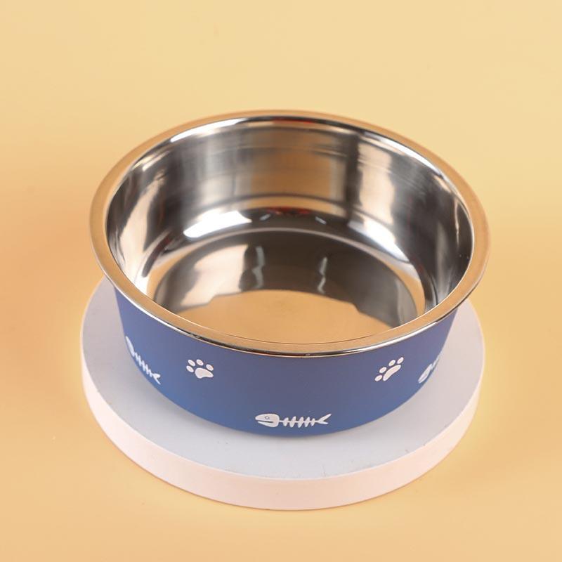 Pet Stainless Steel Dog Bowls, Dog Food Bowls, Anti-tipping Dog Bowls, Drinking Water Bowls, Dog Food Bowls, Cat Bowls and Other Supplies