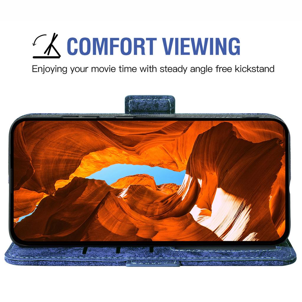 For Xiaomi 15 Pro Case Water-ink Painting Wallet PU Leathe Phone Cover with Rotating Card Slots