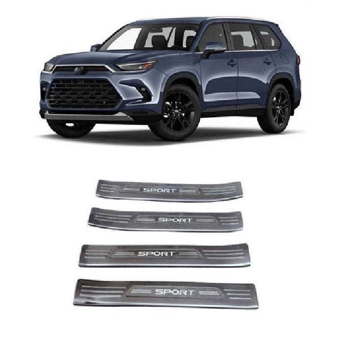 Для автомобиля Grand Highlander Защитные накладки на пороги Пороговая полоса Защита от царапин