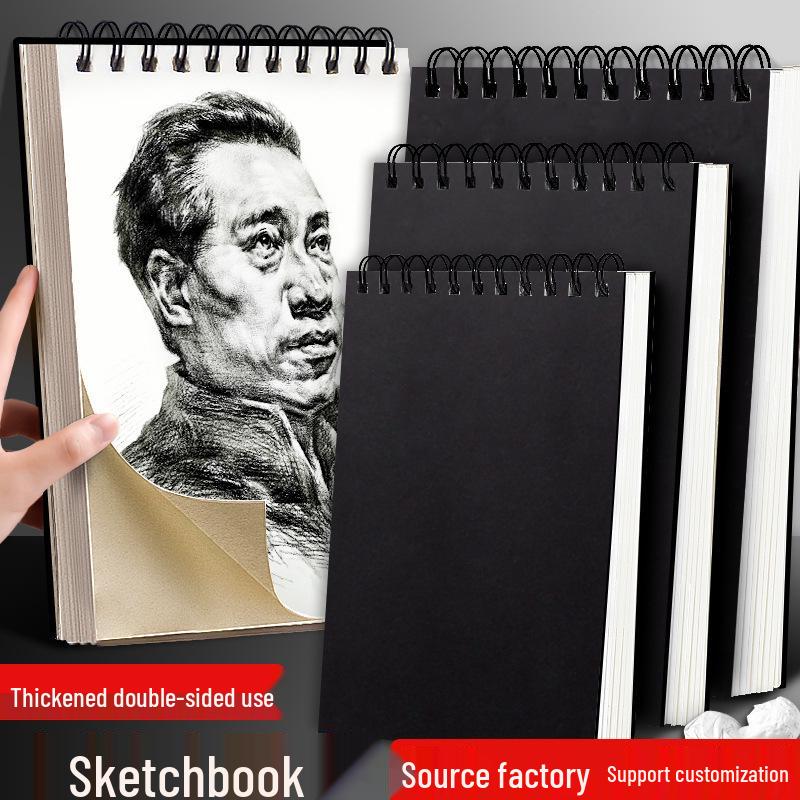 A4 Art Student Sketchbook: Thickened 8K/16K Coil, Ideal for Children's Drawing & Special Painting Projects.