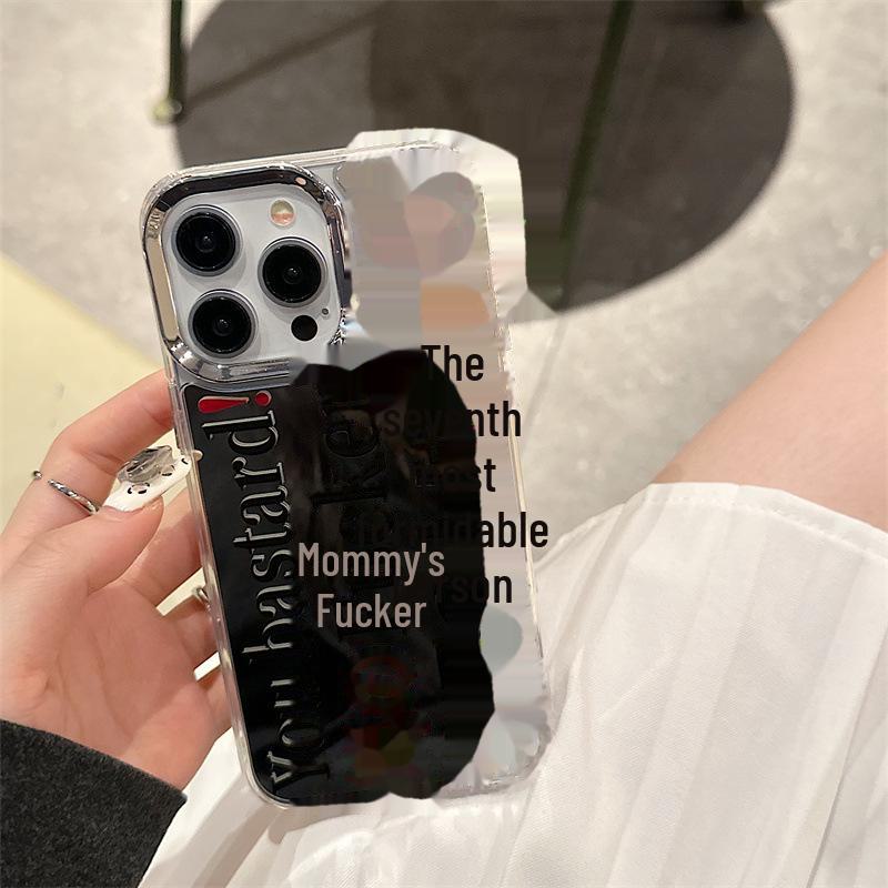 Zhitai Creative Mirror Protective Case for iPhone 15 Pro, Fits iPhone 8 Plus, 13, 14, and 16 Models.