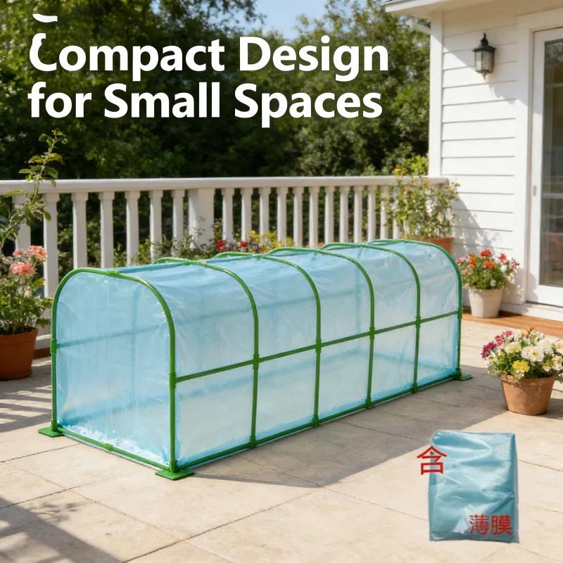 2nd Gen 11mm Thick Greenhouse Film for Balcony Garden Vegetable Winter Plant Insulation Frostproof Warm Shelter Square L250 W10