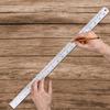 300mm/500mm Stainless Steel Ruler Straight Edge Ruler with Inch & Metric Centimeter Millimeter Ruler Precision Measuring Ruler