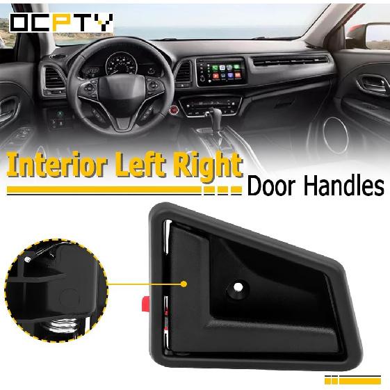 

OCPTY Door Handles Interior Driver Passenger Side Replacement fit 1989-1998 for Suzuki Sidekick Inside Door Handles Texture Black(2pcs)