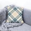 Classic Plaid Pattern Cushion Cover Premium Comfort Reversible Pillow Cove Two In One Design for Any Room  Car Interior