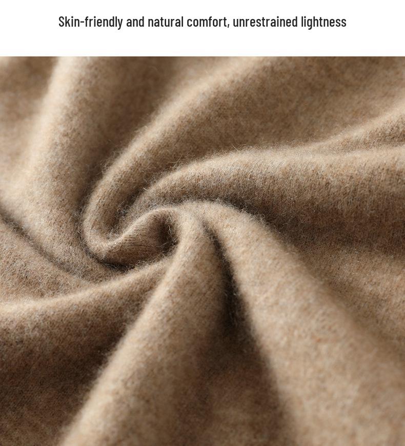 Herren Wollpullover mit Rundhalsausschnitt - Weich, Locker und Bequem Vielseitige Strickware für Herbst und Winter