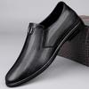 Fashion Fashionable Niche Design Breathable Elegant Loafer Men's Casual Office Business Soft Soled Comfortable Non-slip Leather Shoes
