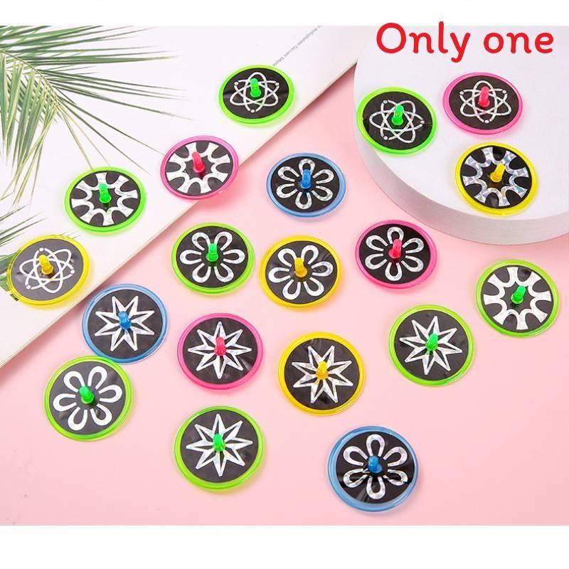 Laser Toy Kids Spin Top With Plastic Material For Preschool Gift Entertainment