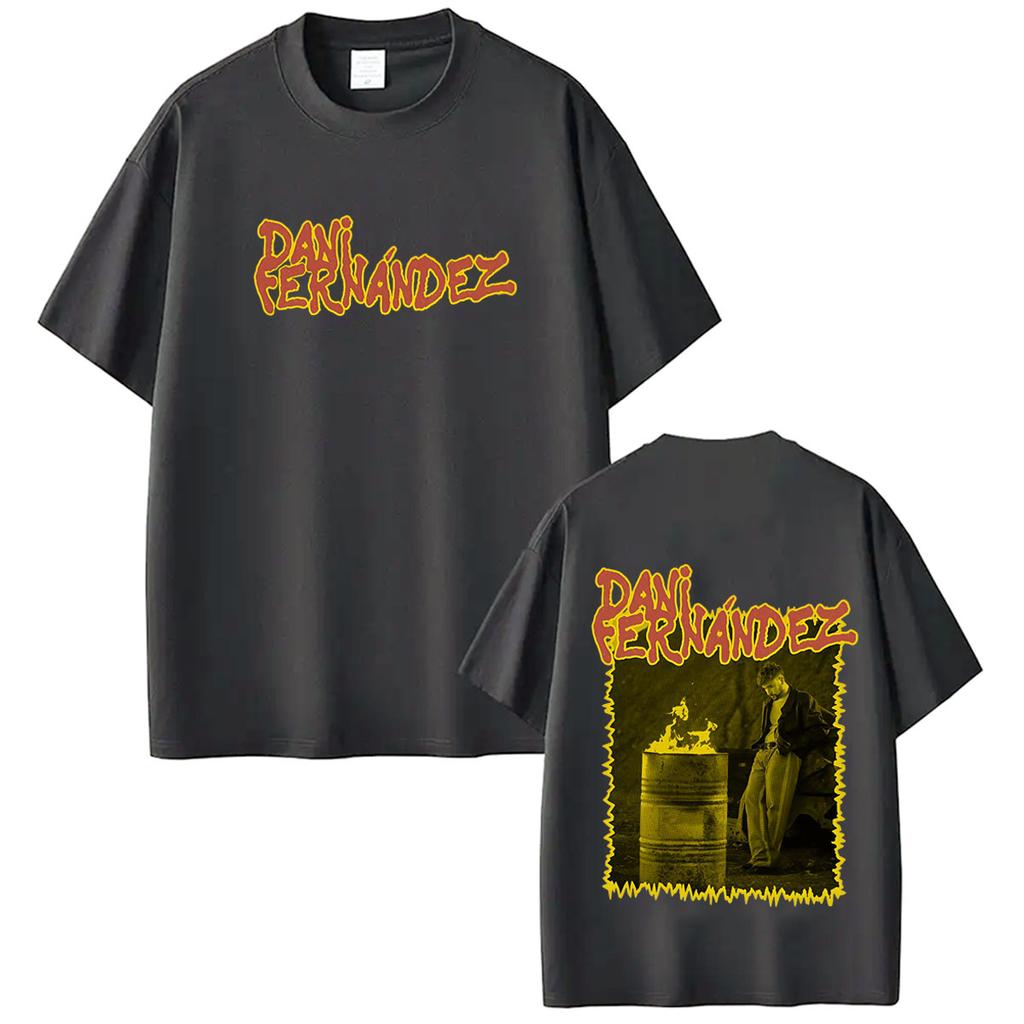 Rapper Dani Fernandez 2026 Tour Graphic T-shirt Men Women Hip-hop T-shirt Summer Cotton Casual Oversized T Shirts Streetwear