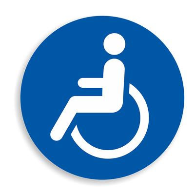 Autoaufkleber Behindertenschilder Dekoration Rollstuhl Handicap Räder Fensterglas Karosserieaufkleber