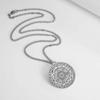 Seven Archangels Sigil Charm Pendant Stainless Steel Magic Amulet Protection Rune Supernatural Faith Man Silver Necklace Boyfriend Gift