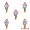10pcs Lots Summer Wave Slippers Embroidered Patches On Clothes Shell Coral Patch Iron On Patches For Clothing Hats Jackets Diy 