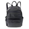 Leather Women'S Backpack Fashion Backpack Black Soft Cowhide Travel Backpack Delivery