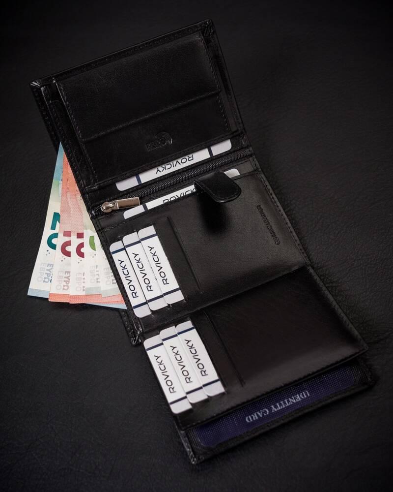 Expanded Men's Wallet with RFID System Rovicky