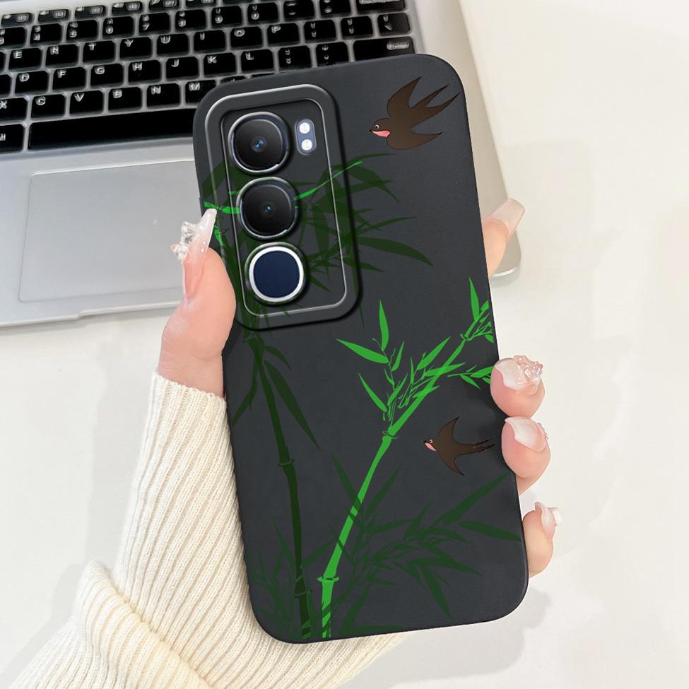 For Vivo Y19 1915 Case Y19S V2419 Luxury Fashion Cute Cartoon Girl Shockproof Silicone Back Cover For Vivo Y19s Phone Case Funda