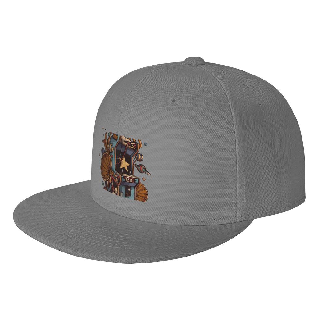 Fashion Arcade Machine Flat Brim Sun Hat Upf Hats